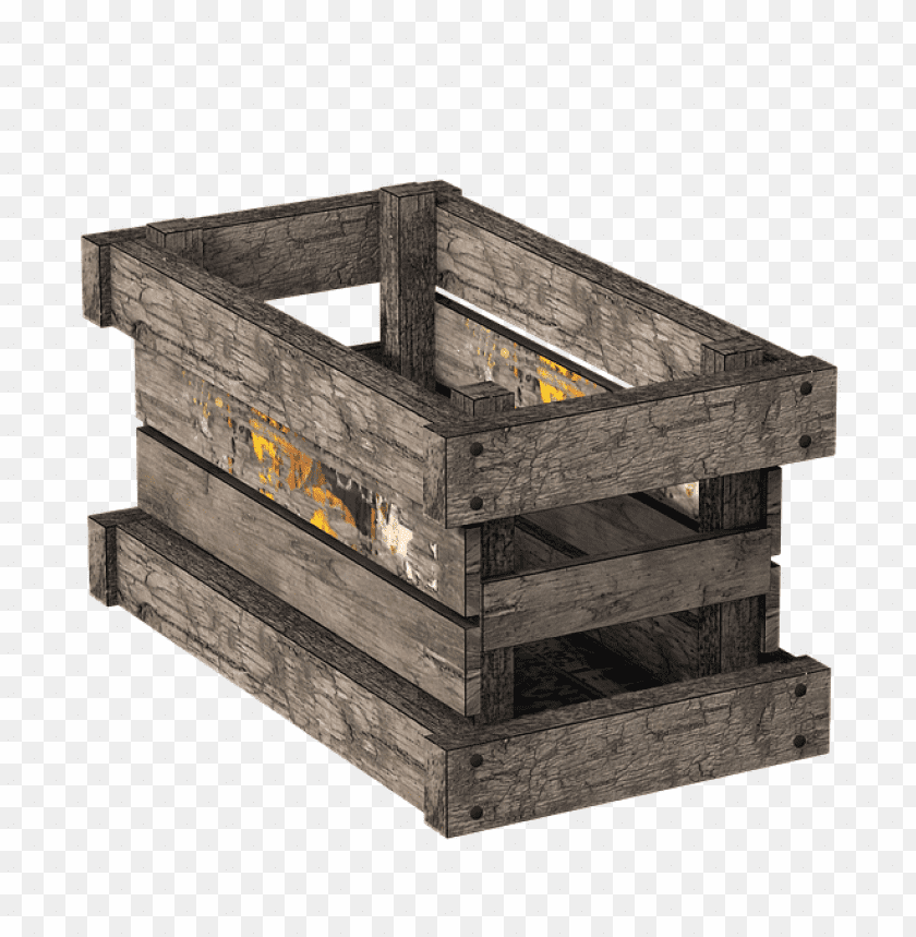 Transparent Background PNG of box wooden crate - Image ID 210