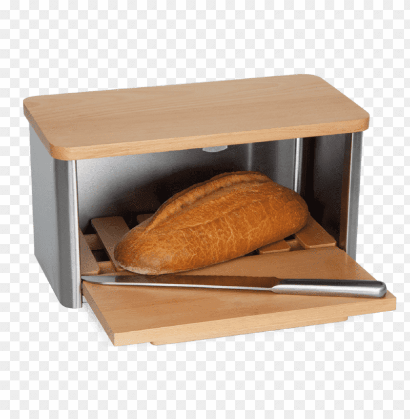Transparent Background PNG of loaf of bread in box - Image ID 213