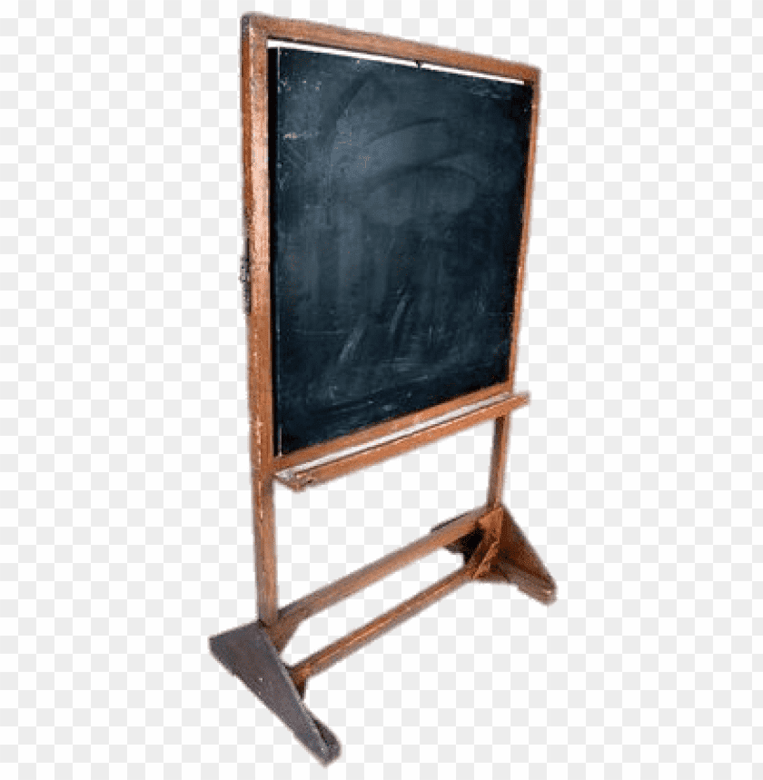 Transparent Background PNG of old classroom blackboard - Image ID 148